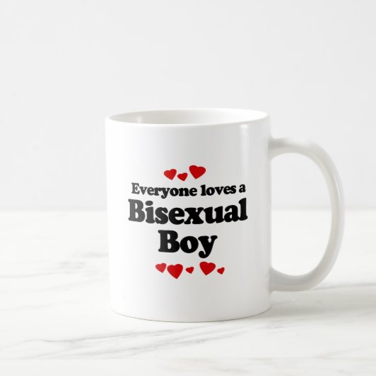 Alle Lieben ein Bisexueller Junge Kaffeetasse (Rechts)
