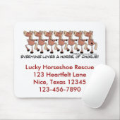 Alle Lieben ein Chorpferd Mousepad (Mit Mouse)