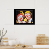 Alle Lieben ein Clown Poster (Küche)