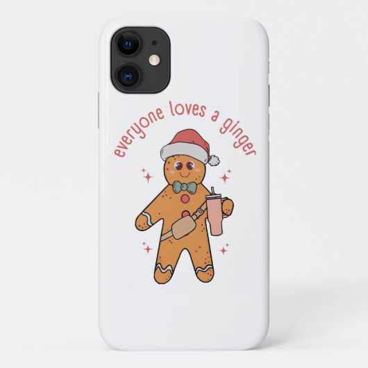 Alle Lieben ein Ingwer - Funny Christmas Case-Mate iPhone Hülle (Rückseite)