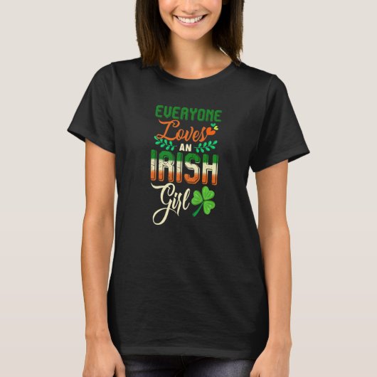 Alle Lieben ein irisches Mädchen T-Shirt (Vorderseite)