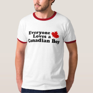 Alle Lieben ein kanadischer Junge T-Shirt