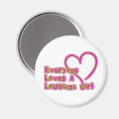 Alle Lieben ein Louisiana Girl Magnet (Vorderseite/Rückseite)