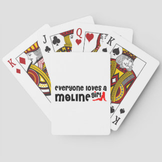Alle Lieben ein Moline Spielkarten