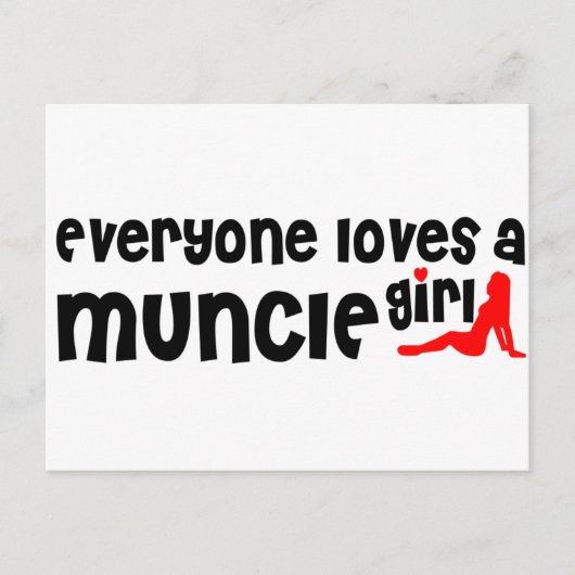 Alle Lieben ein Muncie-Mädchen Postkarte (Vorderseite)