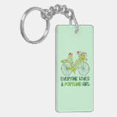 Alle Lieben ein Portland Girl Schlüsselanhänger (Vorderseite links)