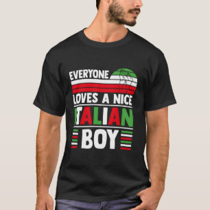 Alle Lieben Ein schöner italienischer Familienurla T-Shirt