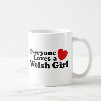 Alle Lieben ein walisisches Mädchen Kaffeetasse