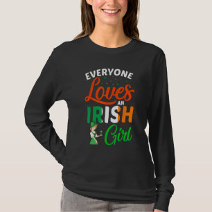 Alle Lieben eine irische Girl Ladys Womens Patrick T-Shirt