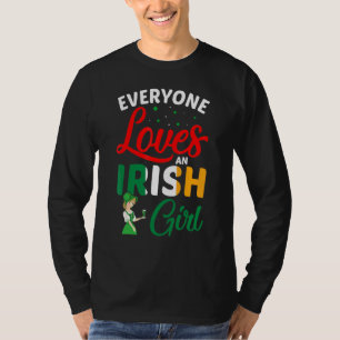 Alle Lieben eine irische Girl Ladys Womens Patrick T-Shirt