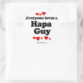 Alle Lieben einen Hapa-Typ Runder Aufkleber (Tasche)