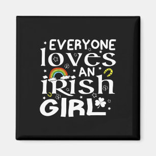 Alle Lieben einen irischen Girl St Patricks Day fü Magnet