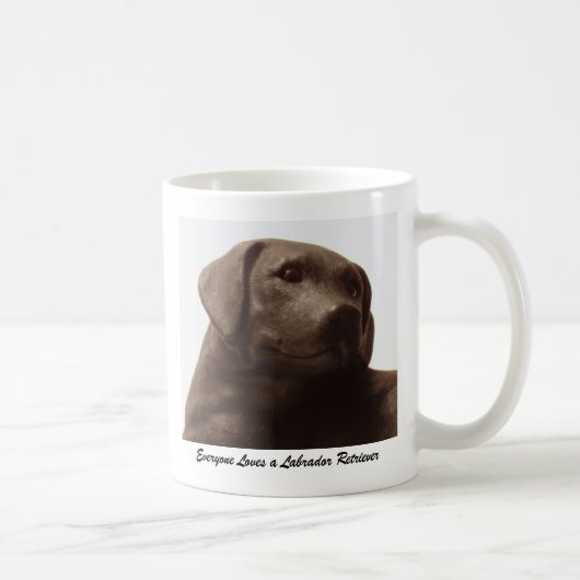 Alle Lieben einen Labrador Retriever Kaffeetasse (Rechts)