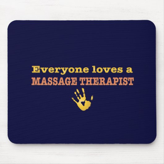Alle Lieben einen Massagetherapeuten Mousepad (Vorne)
