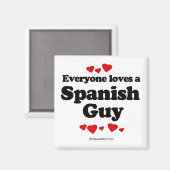Alle Lieben einen spanischen Typ Magnet (Vorderseite/Rückseite)