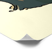 Alle Lieben Gumbo Vintag Cat-Zeichen Poster (Ecke)