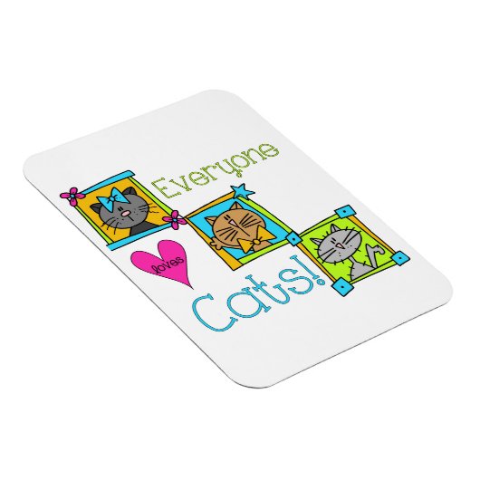 Alle Lieben Katzen Magnet (Rechte Seite)