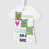 Alle Lieben Katzen Ornament (Vorderseite)