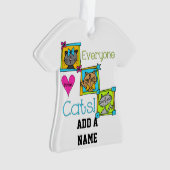 Alle Lieben Katzen Ornament (Vorderseite)