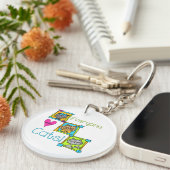 Alle Lieben Katzen Schlüsselanhänger (Vorderseite rechts)