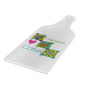 Alle Lieben Katzen Schneidebrett (Ecke)