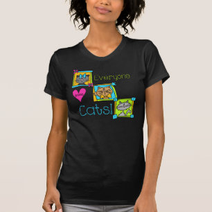 Alle Lieben Katzen T-Shirt