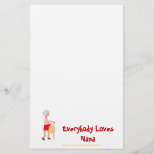 Alle Lieben Nana Briefpapier