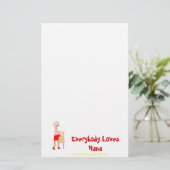 Alle Lieben Nana Briefpapier (Stehend Vorderseite)