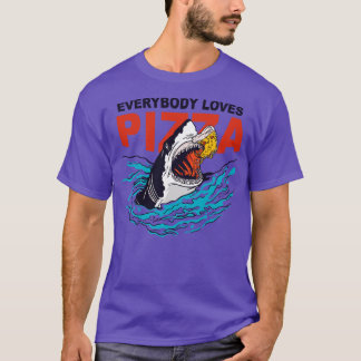 Alle Lieben Pizza essen letzte Scheibe T-Shirt