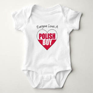 Alle Lieben Polnischer Junge Baby Strampler