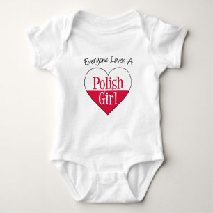 Alle Lieben Polnisches Mädchen Baby Strampler