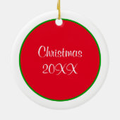 Alle Lieben Ramen | Funny Christmas Puff Keramik Ornament (Hinten)