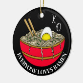 Alle Lieben Ramen | Funny Christmas Puff Keramik Ornament (Links)