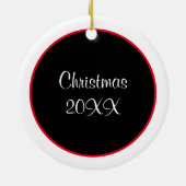 Alle Lieben Ramen | Funny Christmas Puff Keramik Ornament (Hinten)