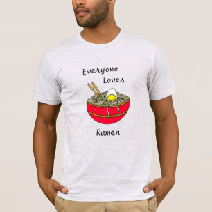 Alle Lieben Ramen   Funny Ramen Food Puff T-Shirt