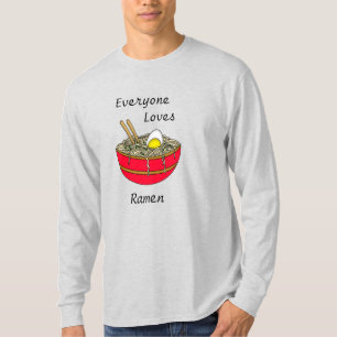 Alle Lieben Ramen Funny Ramen Food Puff T-Shirt