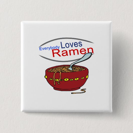 Alle Lieben Ramen Parody Button (Vorderseite)