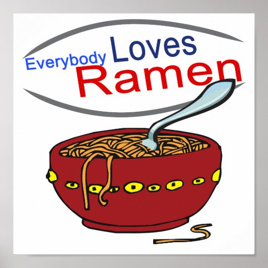 Alle Lieben Ramen Parody Poster (Vorne)