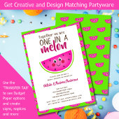 Alle lieben sich! Funny Summer Melon Brautparty Einladung