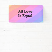 Alle Lieben sind gleich Regenbogenstolz Monat LGBT Banner (InSitu)