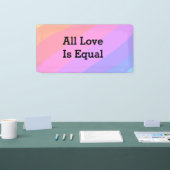 Alle Lieben sind gleich Regenbogenstolz Monat LGBT Banner (Messe)