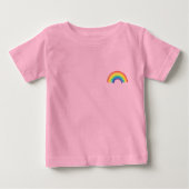 Alle Lieben sind gleichberechtigte LGBT-Rechte-Rai Baby T-shirt (Vorderseite)