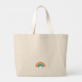Alle Lieben sind gleichberechtigte LGBT-Rechte-Rai Jumbo Stoffbeutel (Rückseite)