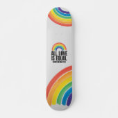 Alle Lieben sind gleichberechtigte LGBT-Rechte-Rai Skateboard (Vorne)