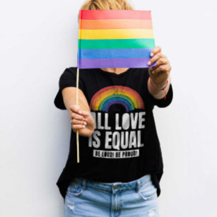 Alle Lieben sind gleichberechtigte LGBT-Rechte-Rai T-Shirt