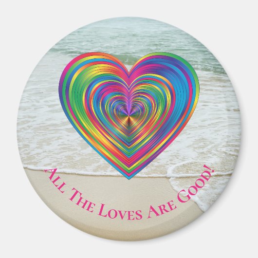 Alle Lieben sind gut Magnet (Vorne)