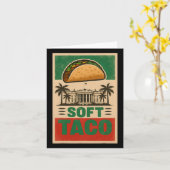 Alle Lieben Tacos! Lass uns Taco gehen! Soft Taco Karte (Gelbe Blume)