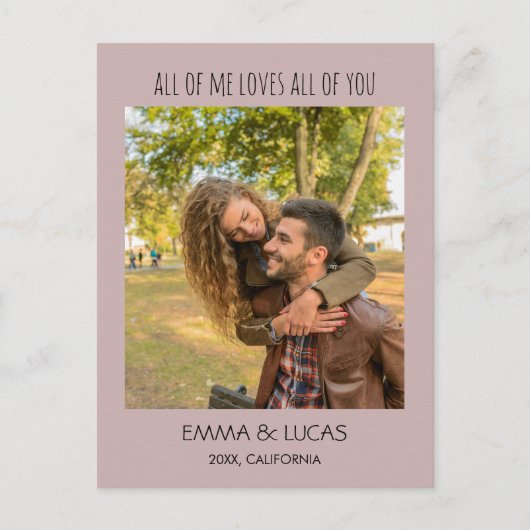 Alle Lieben von mir Feiertagspostkarte (Vorderseite)