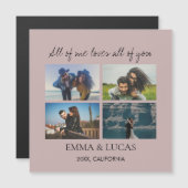 Alle Lieben von mir Magnetkarte (Vorne/Hinten)