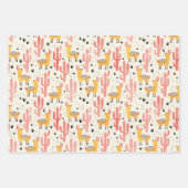 Alle Llamas Geschenkpapier Set (Vorderseite 3)